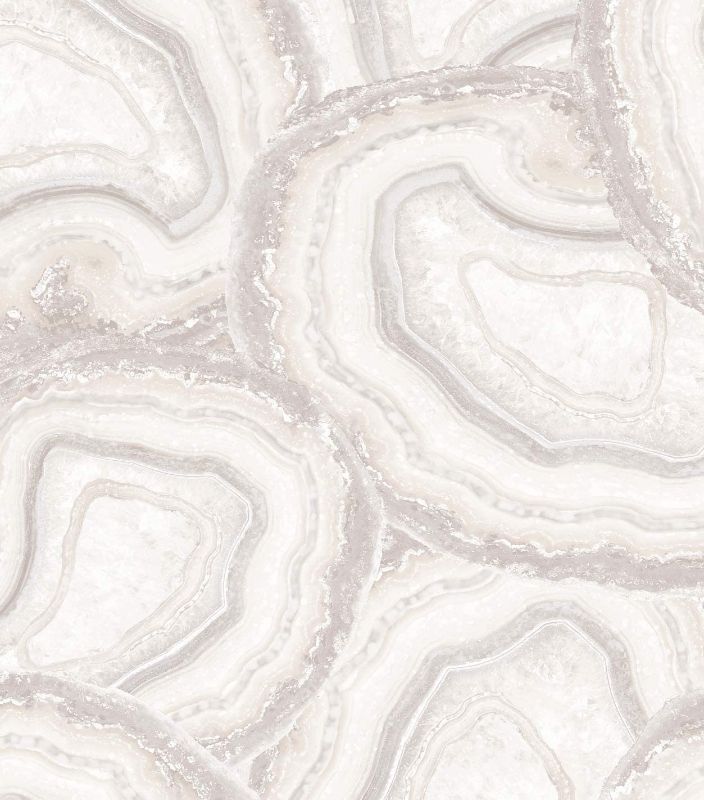Photo 1 of Arthouse Agate Soft White Non-Woven Wallpaper 904003 20.5in. x 33ft.
