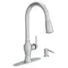 Photo 1 of American Standard Marchand Single Handle Pull-Down Sprayer Kitchen Faucet in Stainless Steel