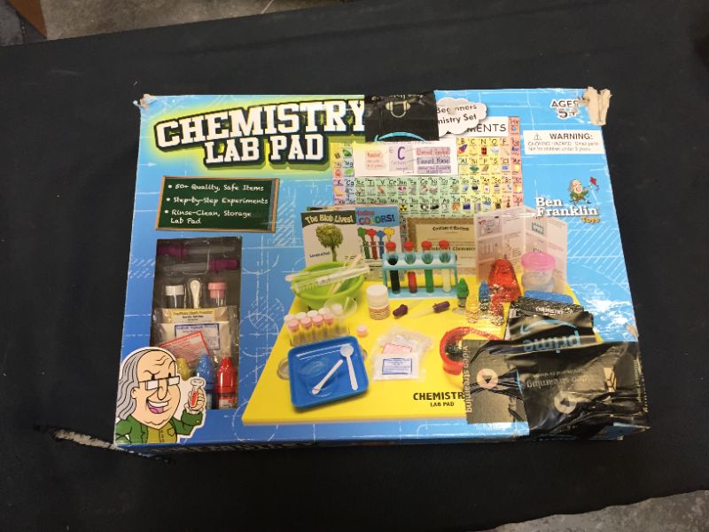 Photo 4 of Ben Franklin Toys Chemistry Lab Pad Science Kit

