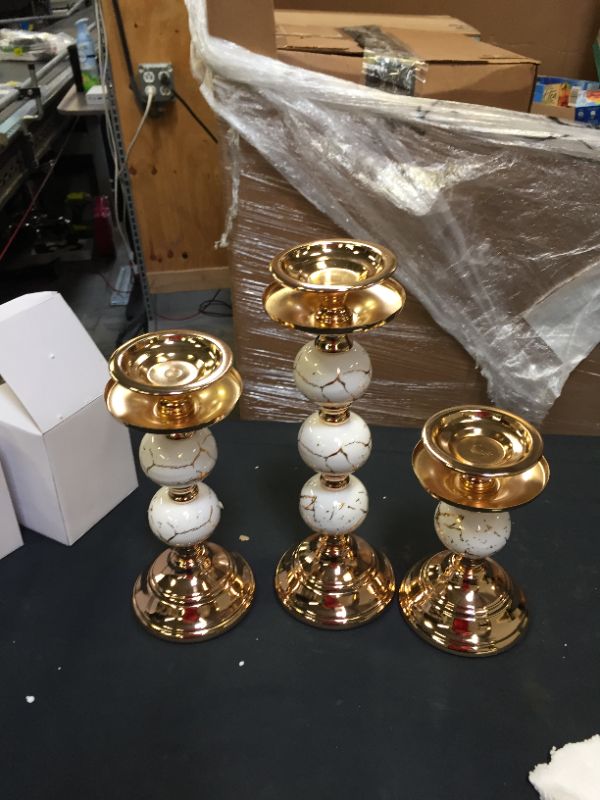 Photo 1 of 3 PK decorative candle holders 
