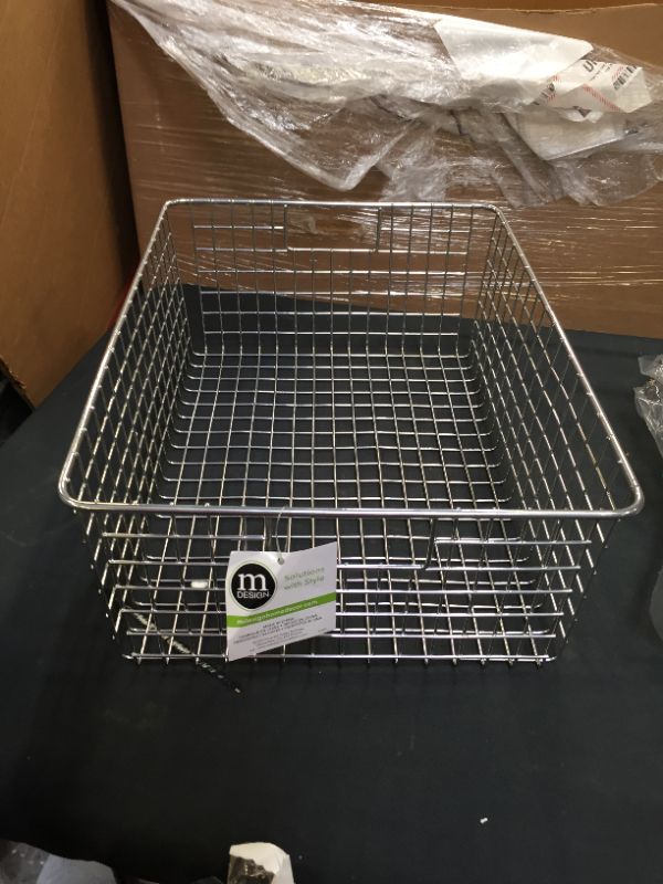 Photo 1 of 12x16x4 inch wire organizer basket 