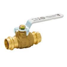 Photo 1 of 3/4 in. Brass Press x Press Ball Valve
