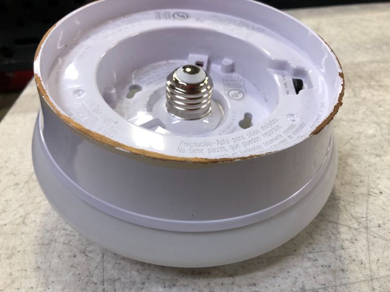 Photo 3 of Spin Light 7 in. Motion Sensor LED Flush Mount Ceiling Light Customize Hold Times Closet Rated 830 Lumens 4000K
