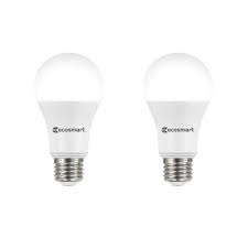 Photo 1 of 100-Watt Equivalent A19 Dimmable Energy Star LED Light Bulb Daylight (2-Pack)
