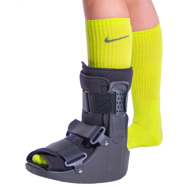 Photo 1 of BraceAbility Short Broken Toe Boot | Walker for Fracture Recovery, Protection and Healing after Foot or Ankle Injuries (Small)
