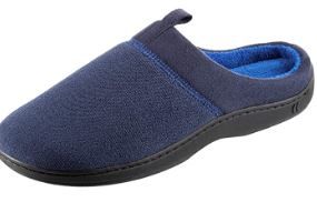 Photo 1 of isotoner Men's Open Back Slipper with Memory Foam and Indoor/Outdoor Sole
size 11-12