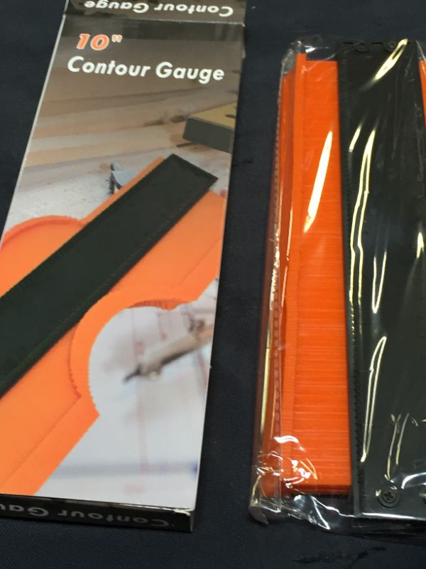 Photo 1 of Contour Gauge, Kmeivol 10 Inch Contour Gauge with Adjustable Lock, Accurately Copying Irregularly Shaped, Irregular Welding Woodwork Tracking, Suitable for All DIY Handymen And Building Construction
