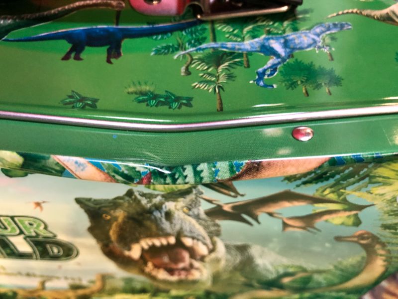 Photo 1 of Dinosaur Toys for Boys & Girls with Metal Storage Box and Activity Playmat, 14 Large 7 Inch Educational Realistic Dinosaur Set, Gifts for Kids Age 3 4 5 6 7 8
