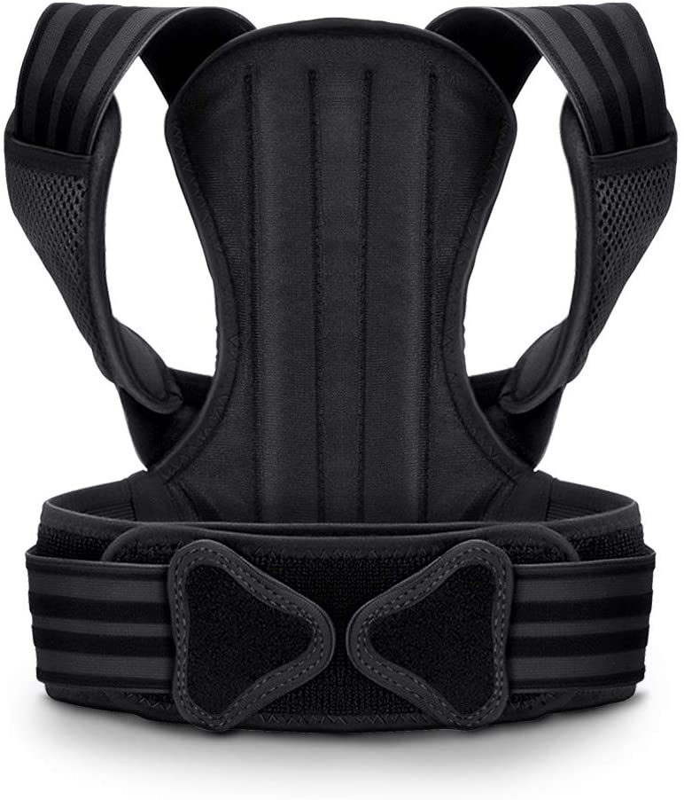 Photo 1 of VOKKA Posture Corrector for Men and Women, Back Brace, Provides Pain Relief for Neck, Back, and Shoulders, Adjustable and Breathable, Posture Support, Improves Posture and Provides Back Support, 


