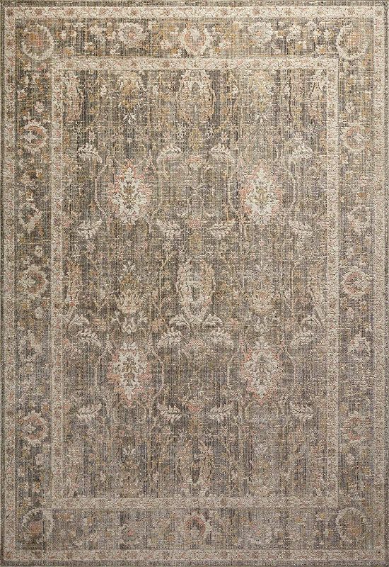 Photo 1 of Chris Loves Julia x Loloi Rosemarie ROE-01 Sage / Blush Oriental Area Rug 2'-7" x 4'
