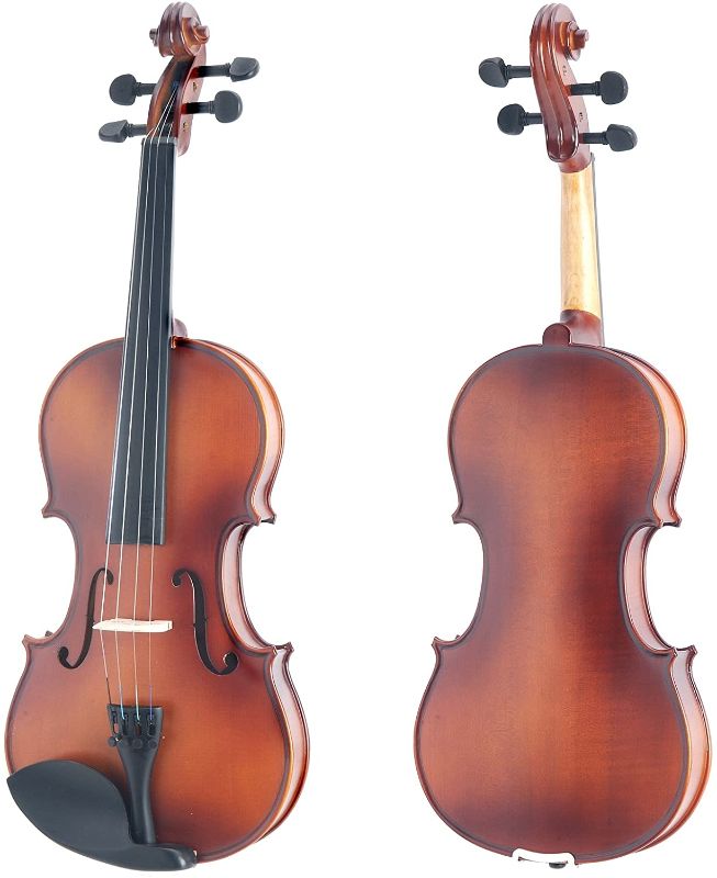 Photo 1 of ?Mendini By Cecilio Violin For Kids & Adults - 3/4 MV300 Satin Antique Violin
broken string - used
