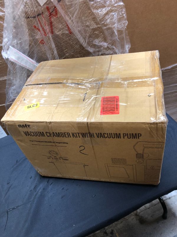 Photo 6 of 3.5cfm Vacuum Pump and 3 Gallon Vacuum Chamber Kit for Casting Degassing HVAC Service
