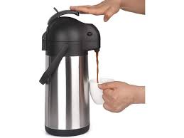 Photo 1 of 74 Ounce (2.2 Liter) Airpot Thermal Coffee Carafes (Airpot, Drip Tray, Brush)
