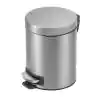 Photo 1 of 1.3 Gal. Stainless Steel Round Step-On Trash Can
