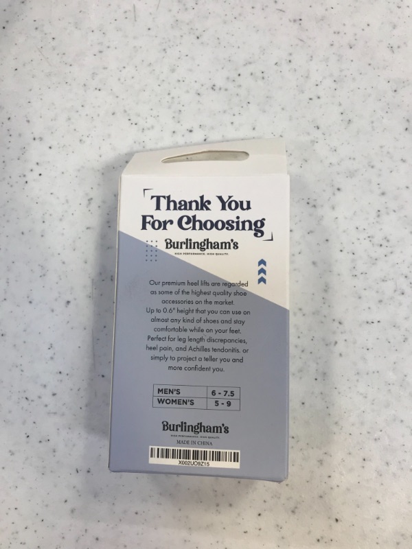 Photo 4 of Adjustable Heel Lift Inserts - 3 Layer Height Increase Orthopedic Insoles for Women & Men - Help with Leg Length Discrepancies, Heel Spurs, Sports Injuries, & Achilles Tendonitis - 1 Pair M = 6 - 7.5 W = 5 - 9 
[ FACTORY SEALED ] 