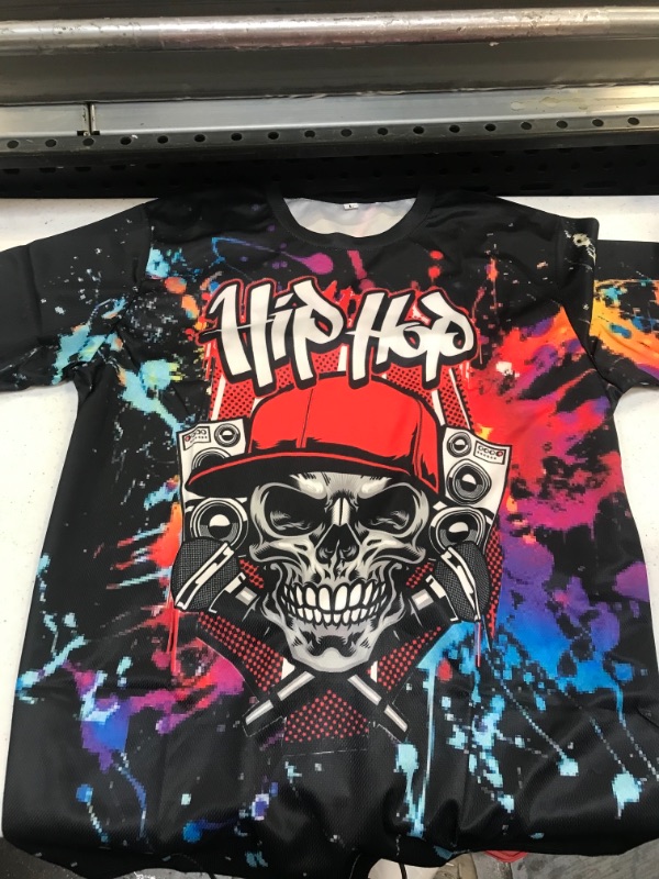 Photo 1 of BOYS HIP HOP SHIRT SIZE  LARGE 