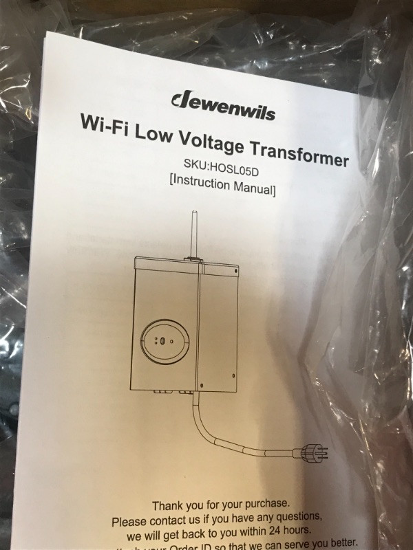 Photo 6 of DEWENWILS 300W Smart Wi-Fi Low Voltage Transformer, Schedule and Timer, Compatible with Alexa and Google Home, 120V AC to 12V AC, Weatherproof for Landscaping Light, Spotlight, Pathway Light
