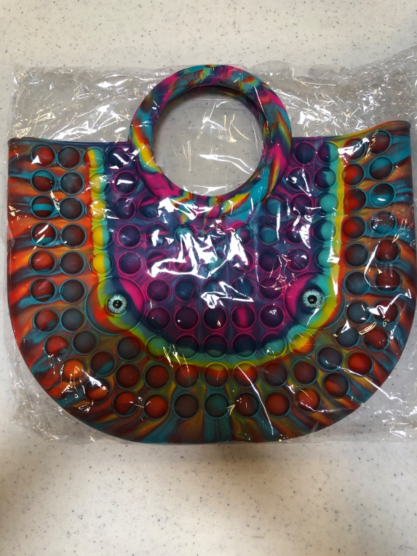 Photo 2 of BABANA Fidget Purse- Bubble Push Pop Bag with Crazy Eyes, Handbag 