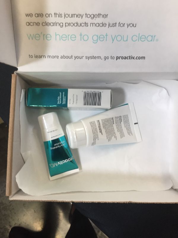 Photo 1 of 
ProactivMD Adapalene Gel Acne Kit - with Adapalene Gel Acne Treatment, Green Tea Face Cleanser, and Moisturizer with Hyaluronic Acid- 30 Day Kit