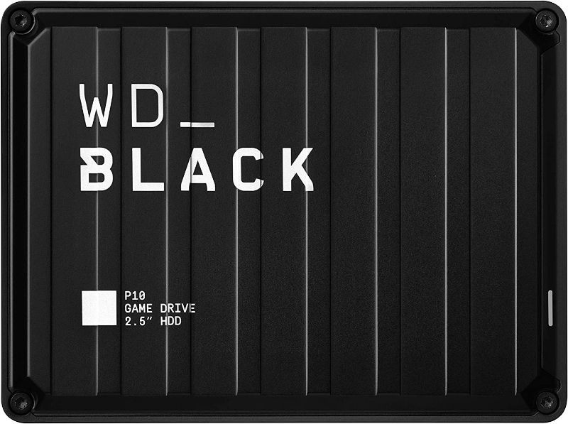 Photo 1 of WD_BLACK 5TB P10 Game Drive - Portable External Hard Drive HDD, Compatible with Playstation, Xbox, PC, & Mac - WDBA3A0050BBK-WESN
