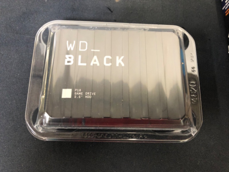 Photo 2 of WD_BLACK 5TB P10 Game Drive - Portable External Hard Drive HDD, Compatible with Playstation, Xbox, PC, & Mac - WDBA3A0050BBK-WESN
