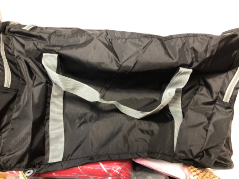Photo 1 of Foldable Duffel Bag 31.5" / 90L Lightweight with Water Rresistant for Travel (black)
