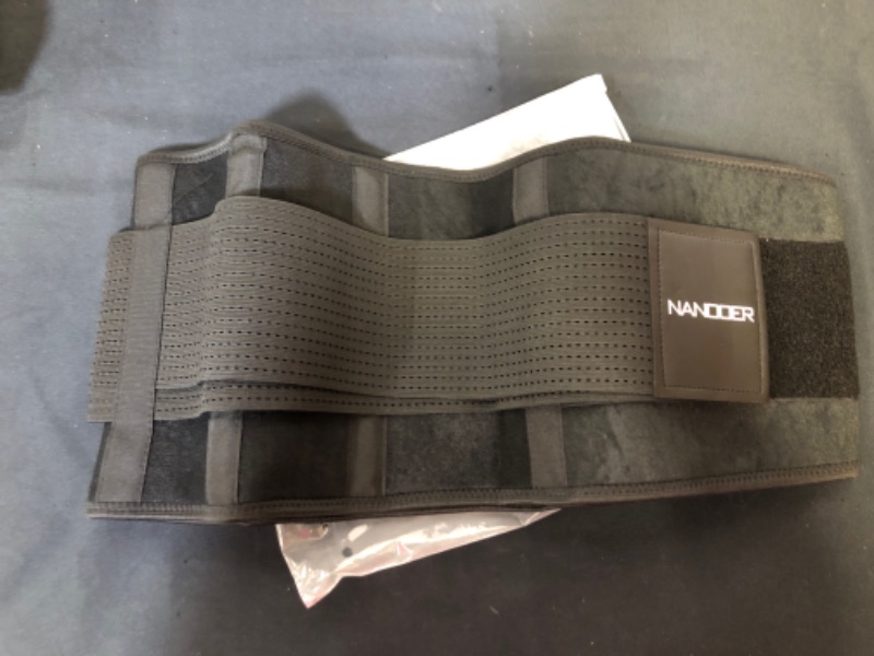 Photo 1 of Back Brace for Men Lower Back Pain, Anti-Skid Back Support Belt for Men Posture Correcting or Heavy Lifting, Breathable Lower Back Brace for Lower Back Pain Women with Stays (XX-Large, Black)
