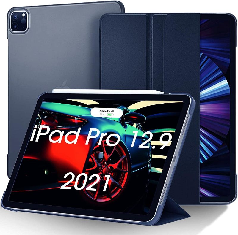 Photo 1 of FLY CASE for New iPad?Auto Sleep/Wake (Navy Blue)