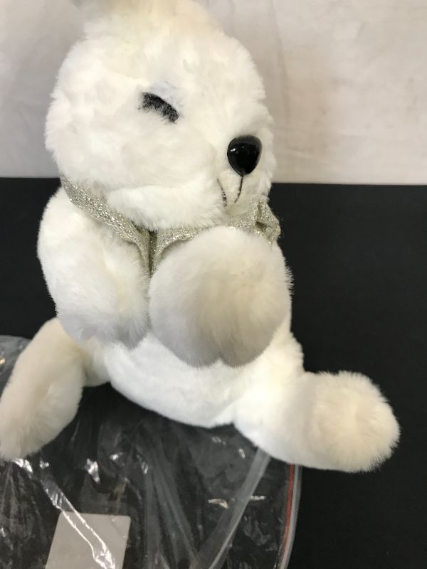 Photo 2 of Bunny Stuffed Animal Plush Huggable Rabbit Toys Birthday Bedtime Gifts for Kids Girls Boys
