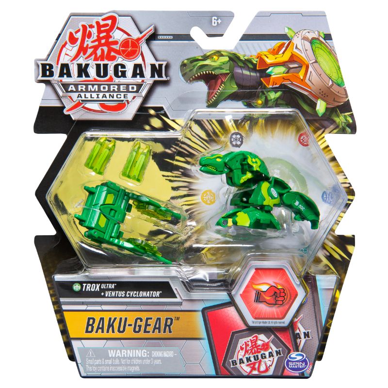 Photo 1 of Bakugan Ultra, Trox with Transforming Baku-Gear, Armored Alliance 3-inch Tall Collectible Action Figure
