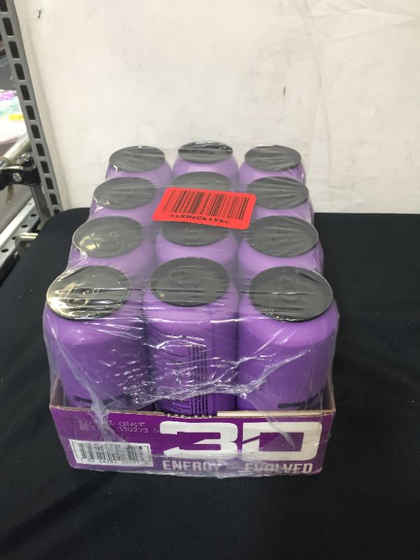 Photo 2 of 3D Energy Drink (Case of 12) - Grape (Purple)
EXP 11/02/2023