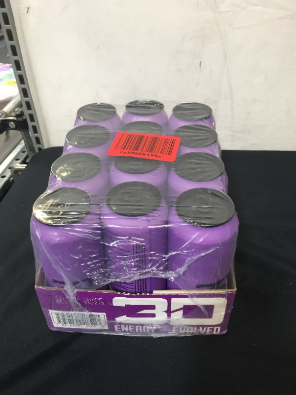 Photo 2 of 3D Energy Drink (Case of 12) - Grape (Purple)
EXP 11/02/82023