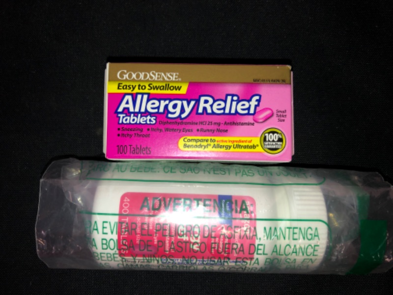 Photo 1 of 2 PC ALLERGY RELIEF MEDICATION. EXP 08/22-05/23