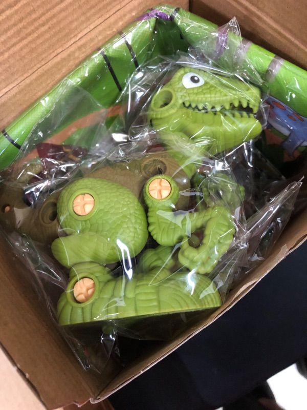 Photo 1 of Dinosaur Toys for Kids, Take Apart Dinosaur Toys & Figure Play Mat & Electric Drill, Realistic Educational Dinosaur Toys, for Kids Age 3 4 5 6 7 8 Year Old (4 Pack)
