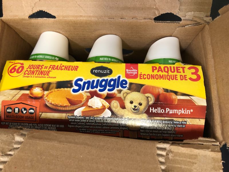 Photo 1 of 
Renuzit Snuggle Seasonal Gel Air Freshener, Hello Pumpkin, 7 Ounces, 12 Count
