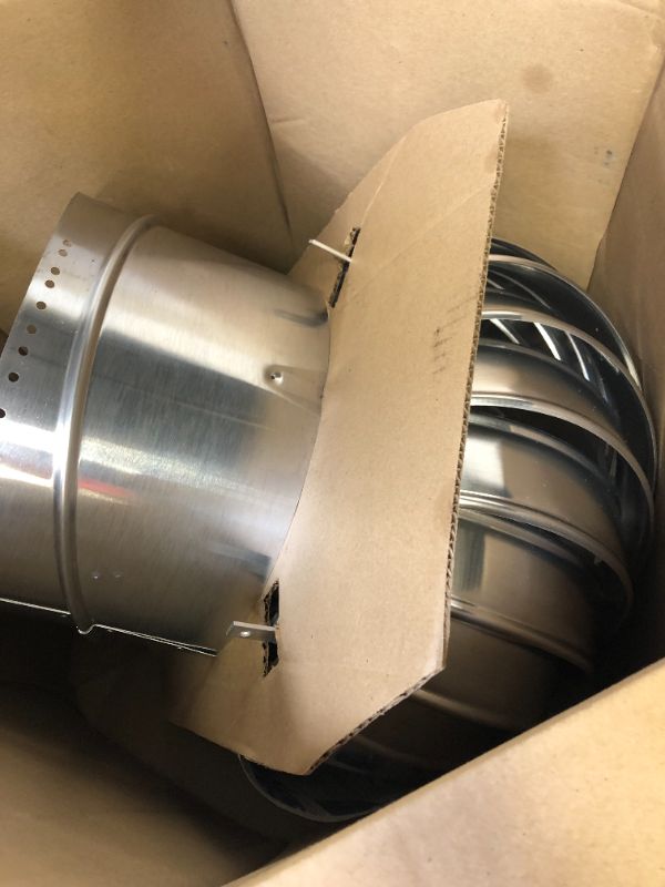 Photo 1 of 12 in. Galvanized Steel Internally Braced Whirlybird Wind Turbine
