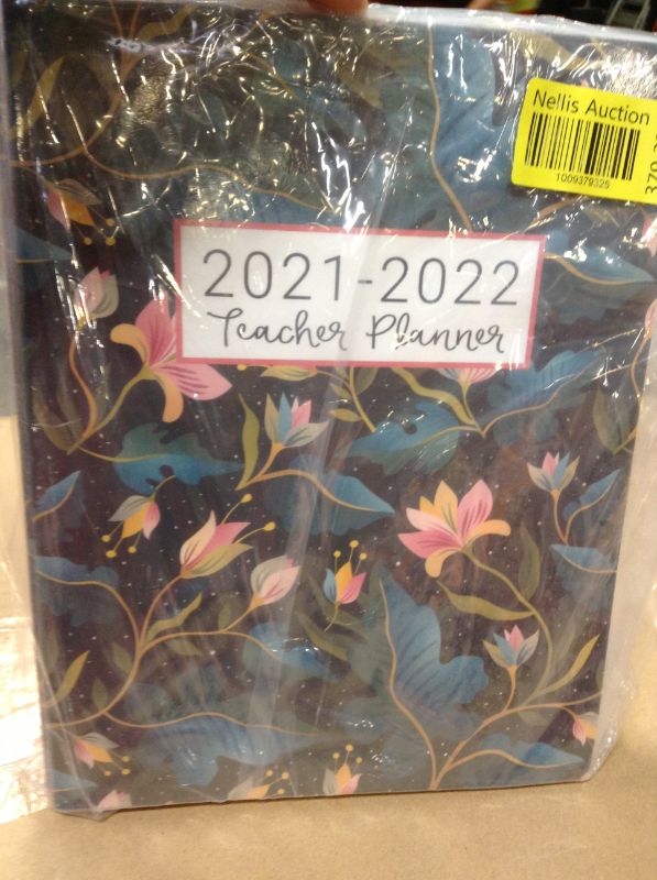 Photo 1 of 4 Teacher Planner: Lesson Plan for Class Organization | Weekly and Monthly Agenda | Academic Year August - July | Pink Floral Print (Lesson Planning Organizers)