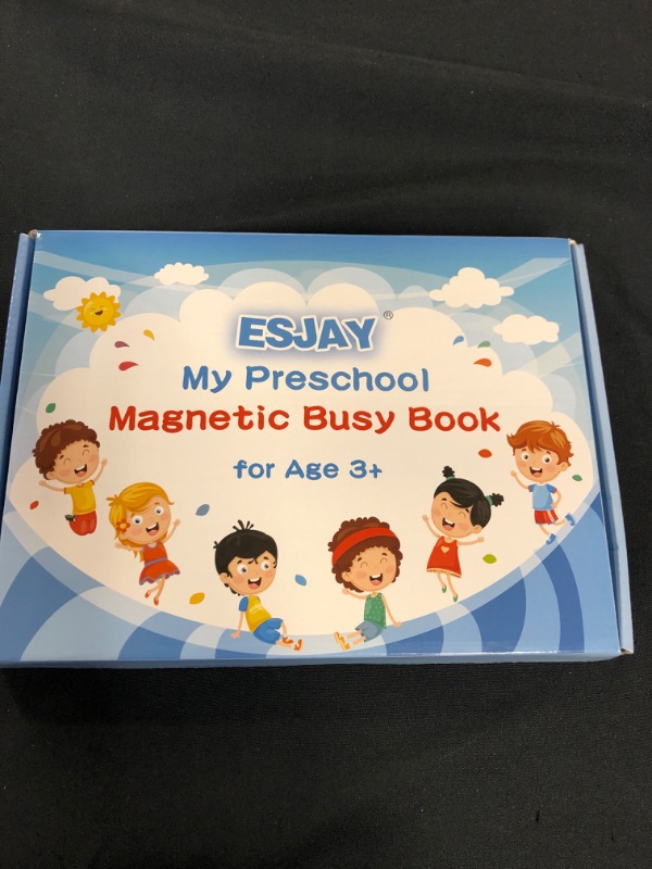 Photo 1 of Esjay Busy Book for Toddlers, Magnetic Preschool Learning Activities, Montessori Toys Educational, Autism Sensory Toys with 8 Colored Markers --Factory sealed--