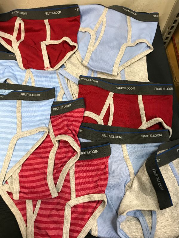 Photo 1 of BOYS SIZE SMALL FRUIT OF THE LOOM UNDERWEAR PACK OF 10