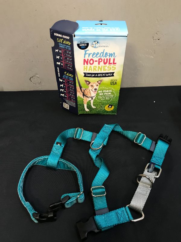 Photo 2 of 2 Hounds Design Freedom No Pull Dog Harness | Adjustable Gentle Comfortable Control for Easy Dog Walking | for Small Medium and Large Dogs | Made in USA | Leash Not Included ---- size medium 