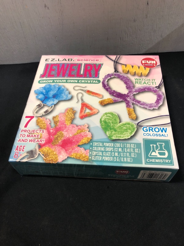 Photo 2 of Crystal Grow Jewelry Making Kit for Girls FunKidz Crystal Growing Kit for Kids Fun Science Experiment Kits
