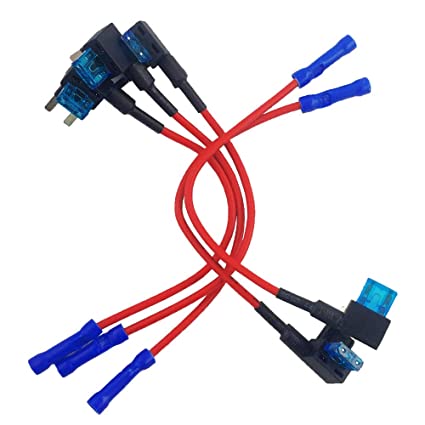 Photo 1 of 3 x 5 Pack 12V Car Add-a-Circuit Fuse TAP Adapter Mini ATM APM Blade Fuse Holder
