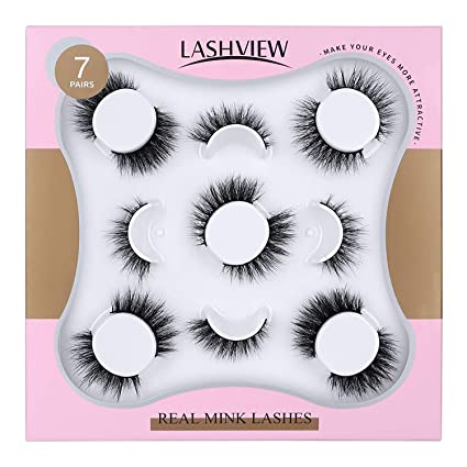 Photo 1 of 7 Pairs Mink Lashes, LASHVIEW False Eyelashes Handmade Lashes,3D Natural Layered Effect,Reusable Natural Look False Eyelashes for Makeup
Factory Seal