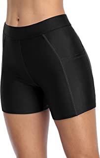 Photo 1 of ATTRACO Women Swim Shorts with Pockets Solid Board Shorts Boyleg Swim Bottoms
XL