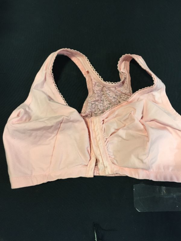 Photo 1 of Full Figure Plus Size Complete Comfort Wirefree Cotton T-Back Bra 1908 44
