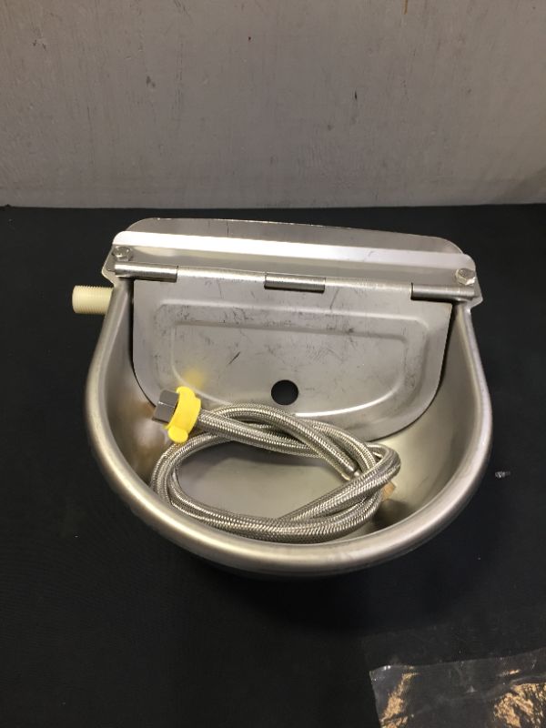 Photo 2 of 304 Stainless Steel Automatic Waterer Bowl for Dog Horse Goat Pig