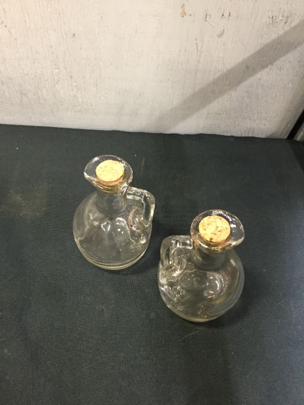 Photo 1 of 2 PIECE GLASS BOTTLE SET