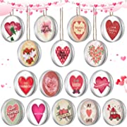 Photo 1 of 16 Pieces Mason Jar Lid Ornaments Valentine's Day Hanging Ornaments Rustic Farmhouse Heart Ornaments Galvanized Hanging Decorations Jar Lid Romantic Valentine's Day Party Decorations
FACTORY SEALED