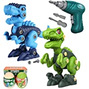 Photo 1 of Dinosaur Toys for Kids 3-5 5-7, Take Apart Dinosaur Toys Egg with Electric Drill, STEM Learning Toys for Baby Boy Girl Birthday Present Gift Decorations
