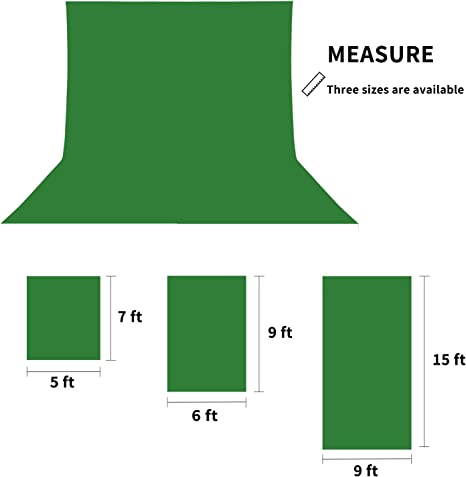 Photo 2 of Issuntex 5x7' Muslin Background Backdrop for Photography High Density Folding Screen for TV Video Photography